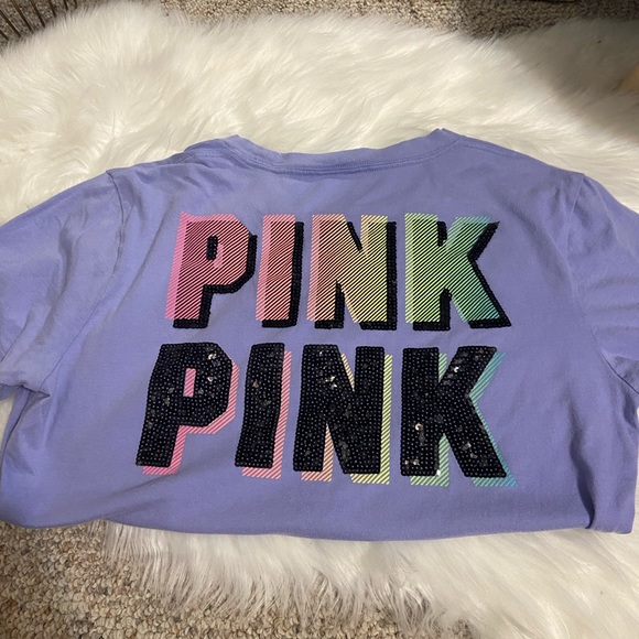 PINK lavender t-shirt Size S - Picture 2 of 3